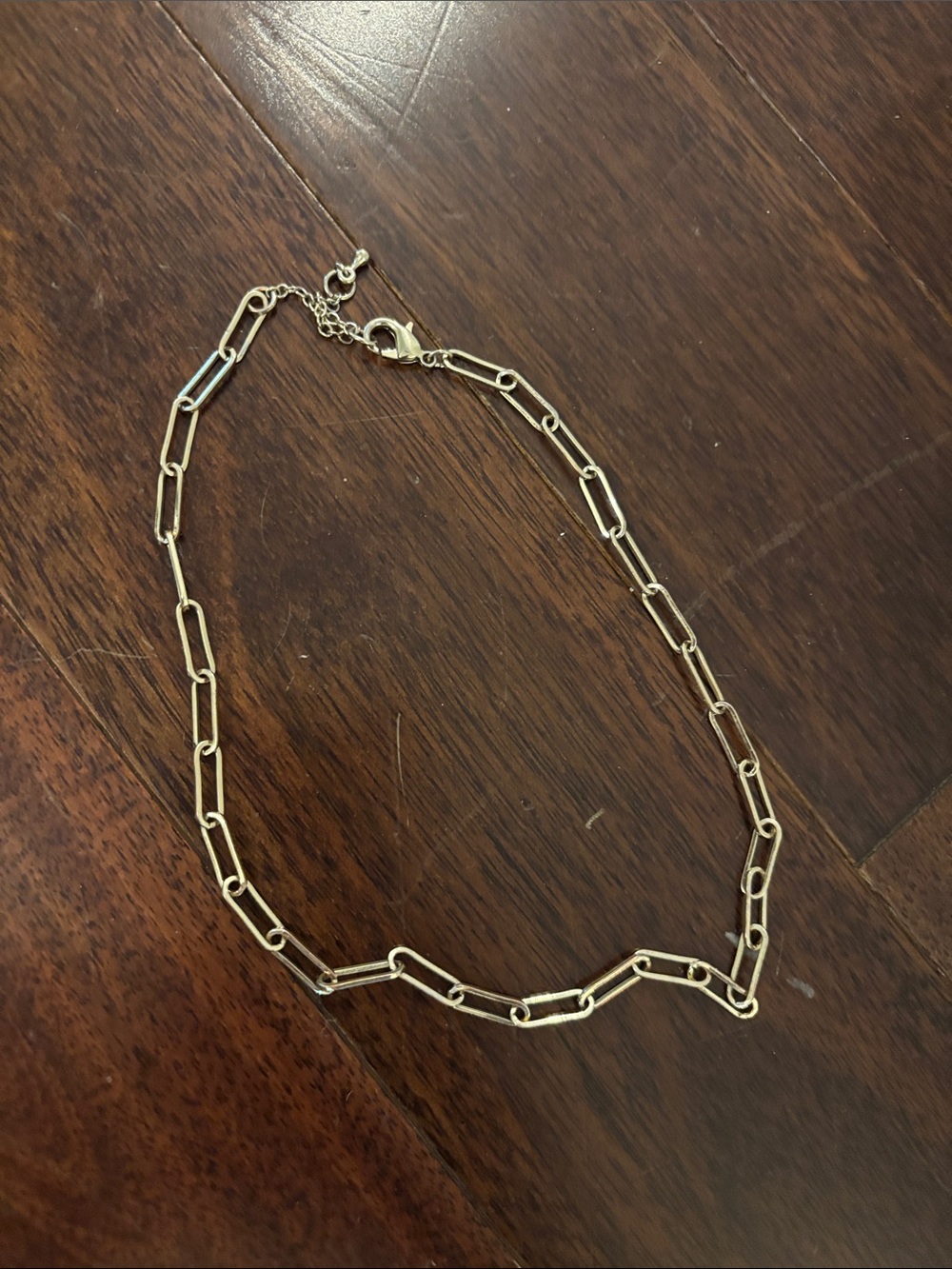 Gold Paperclip Chain Necklace - Elegant Everyday Jewelry